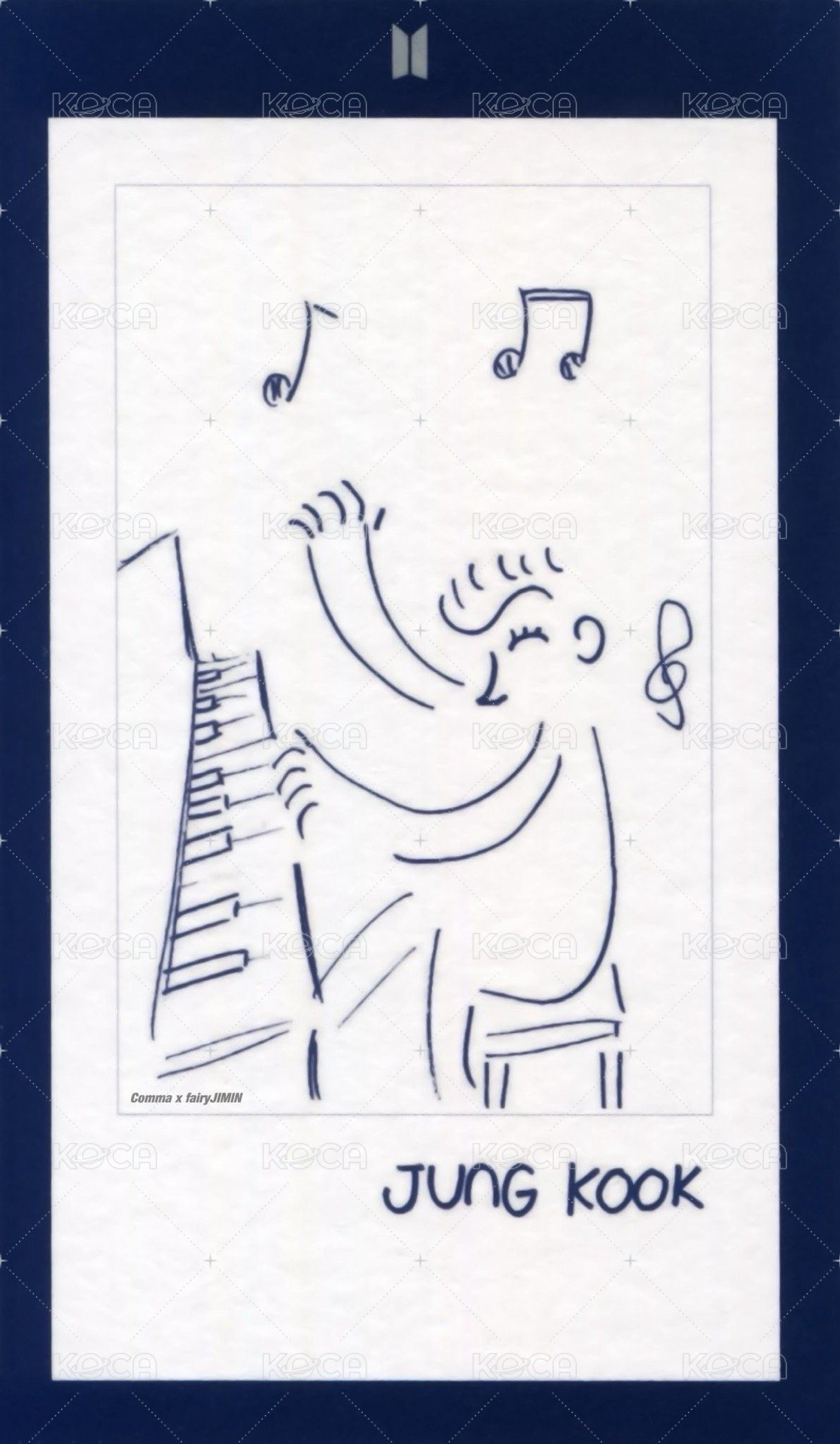 MAGIC SHOP 隨機卡 韓五期 訊息卡(1/5) 背面