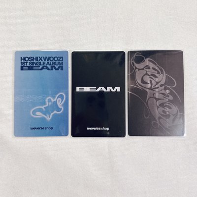 🍚HxW<BEAM> wvs FAN PARTY 特典卡 應募 專輯卡(李知勳/WOOZI)