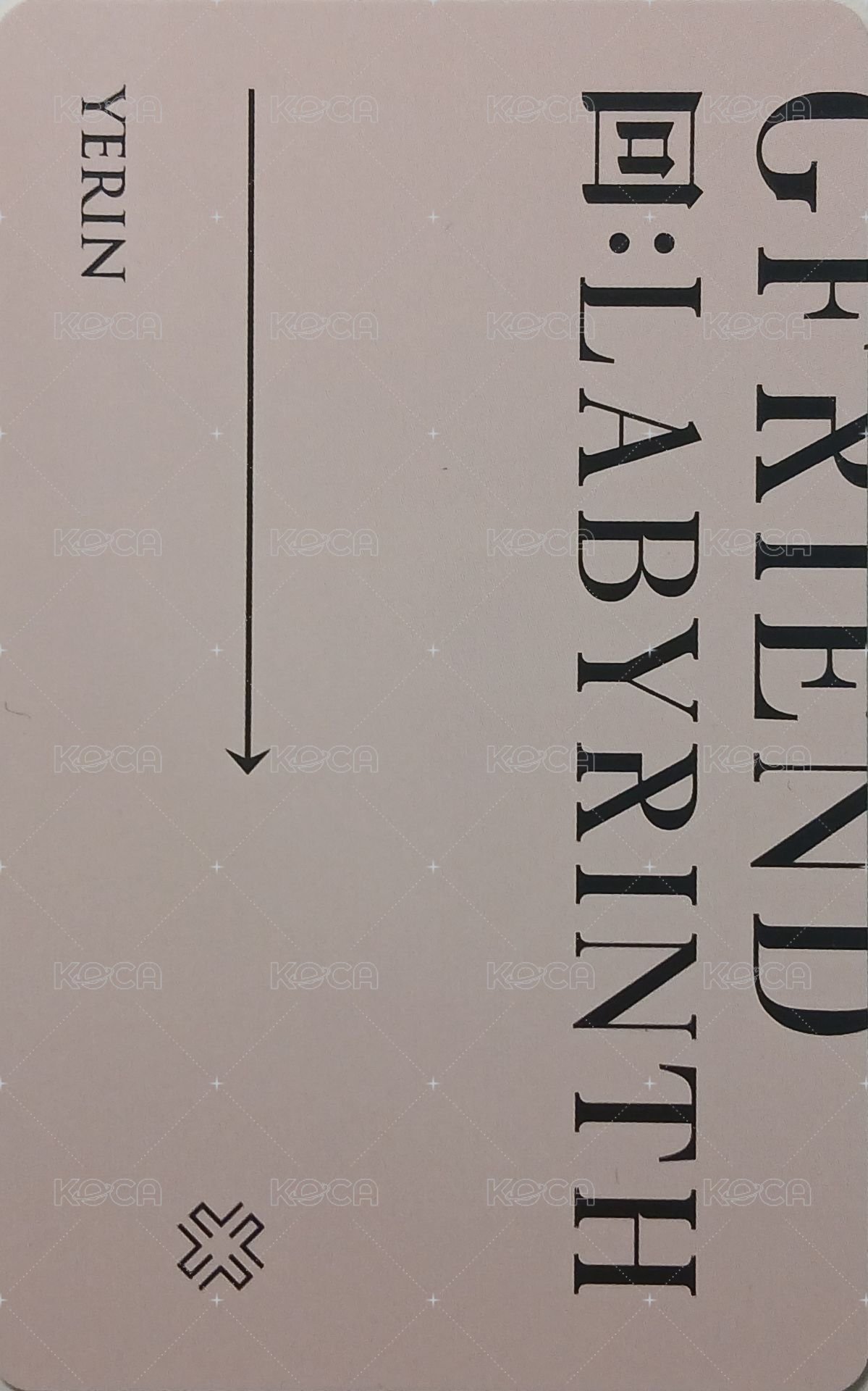 迷八 專輯卡 預售禮 背面