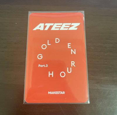 ATEEZ GOLDEN HOUR:Part.3 MAKESTAR 特典卡 崔鍾浩