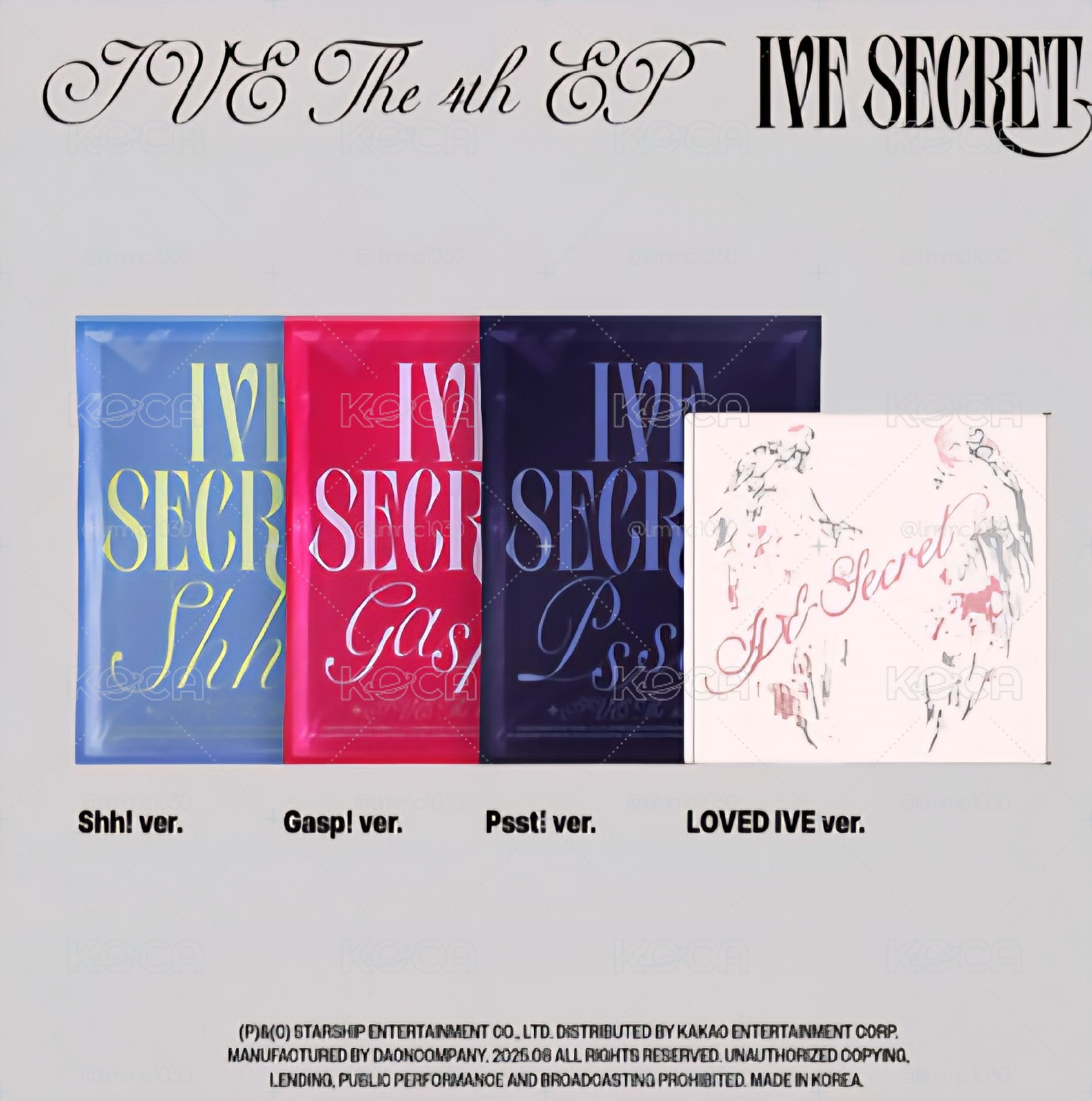 [現貨] IVE SECRET 三版未拆專套出
