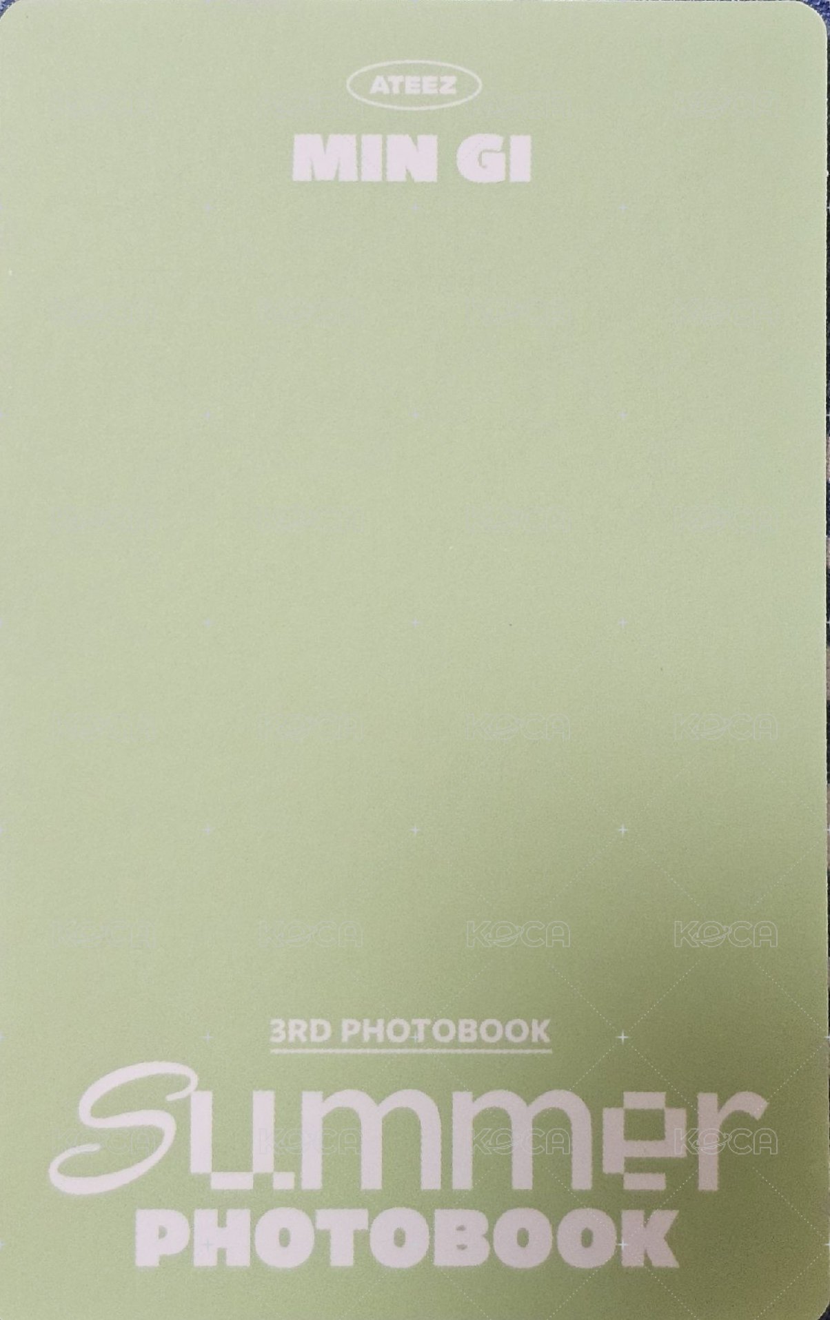 2023夏寫 k4 特典卡  背面