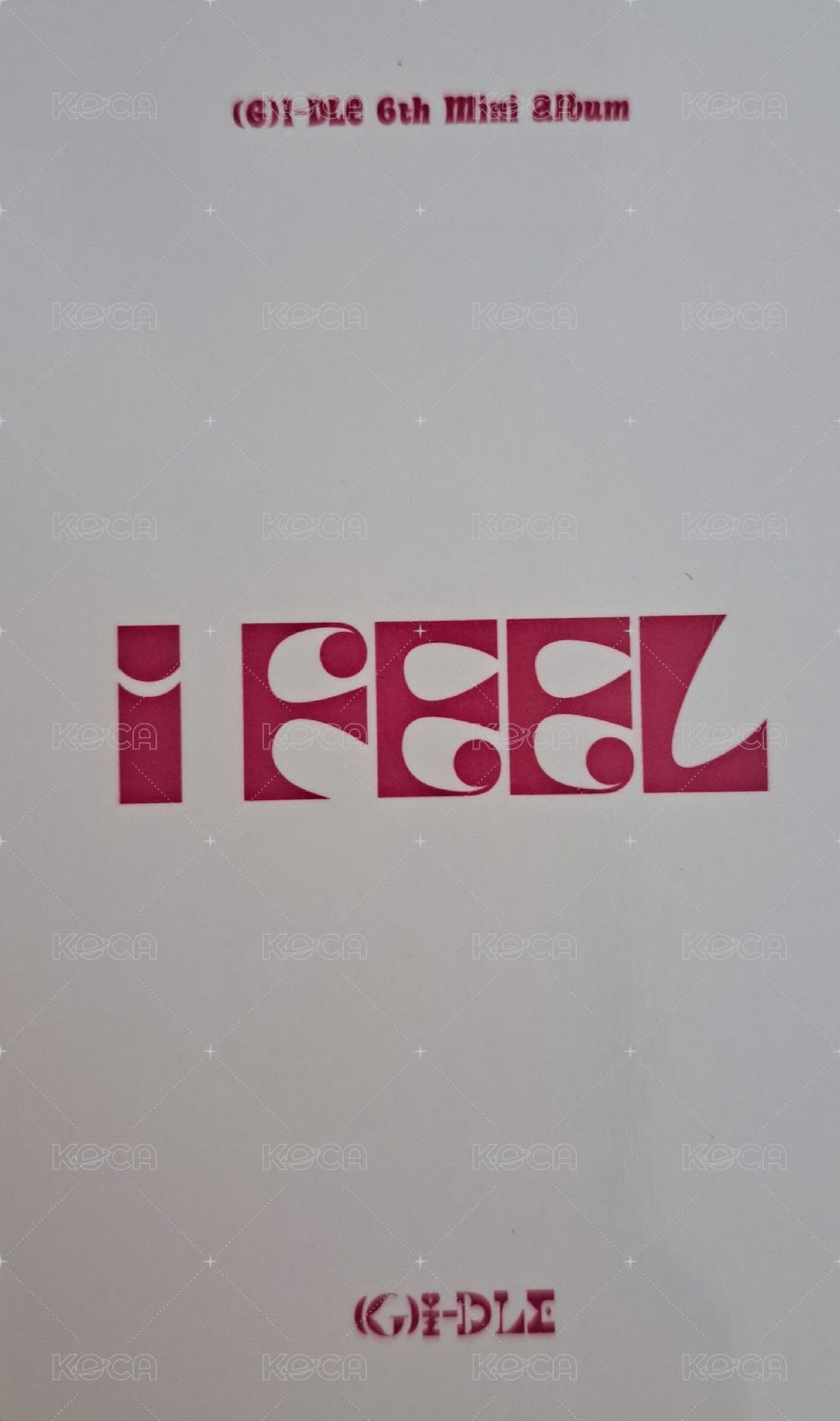 I feel yzy 幸運卡 刷 ver.A 背面