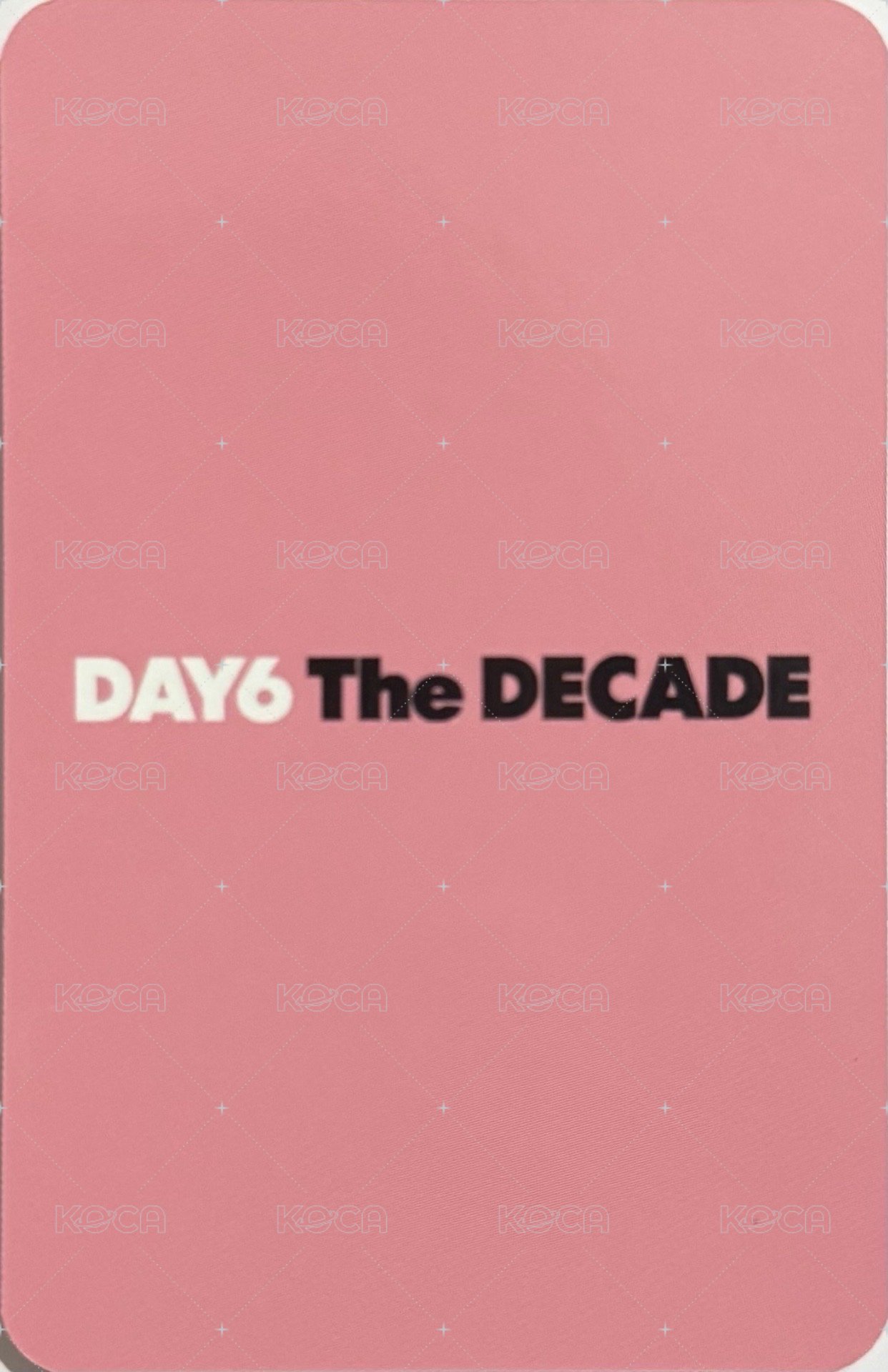 正四 yes24 特典卡  背面