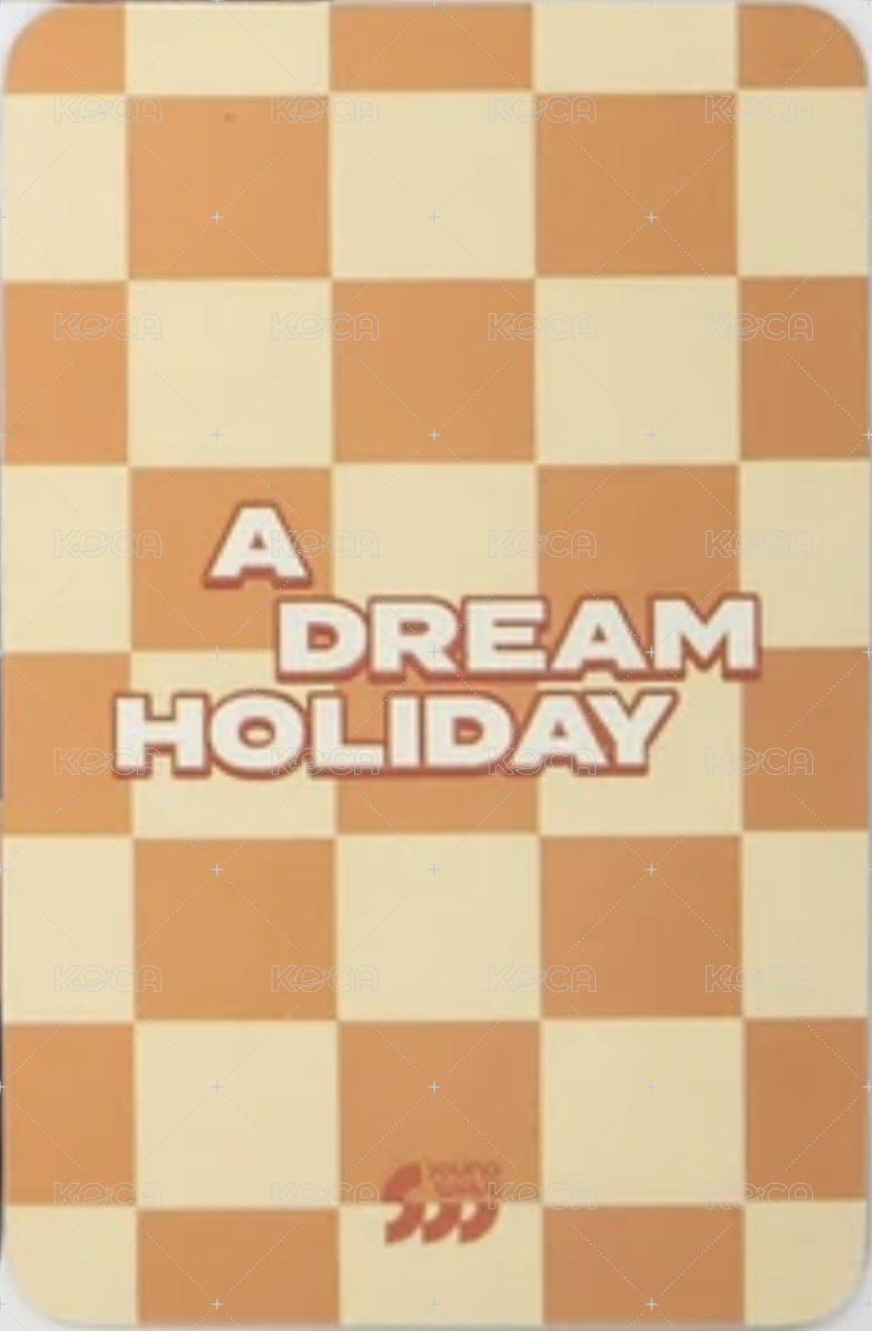 2025SG掛曆 sw 預購 特典卡 緞帶ver. 背面