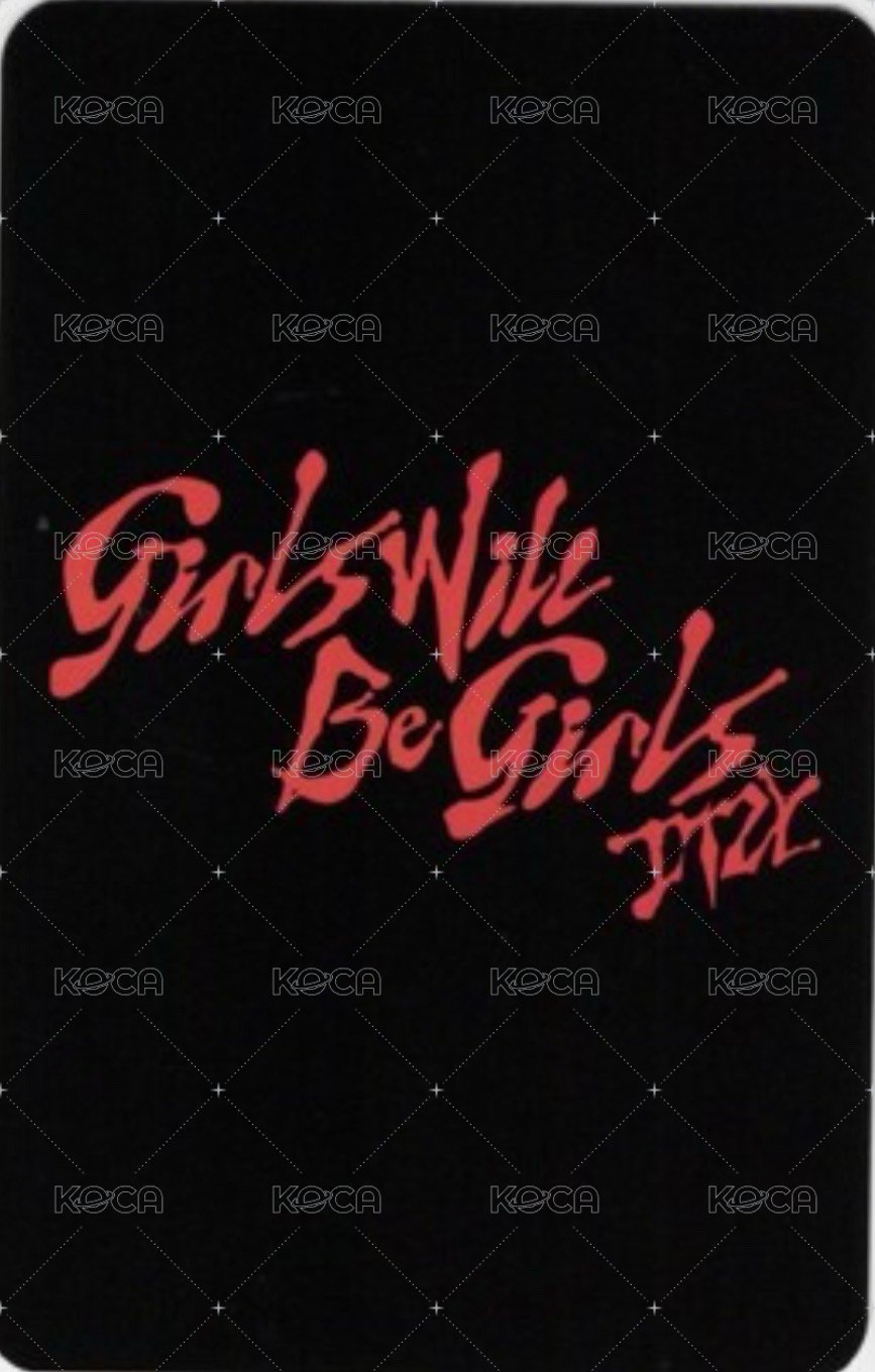 GWBG mp 預售 特典卡  背面