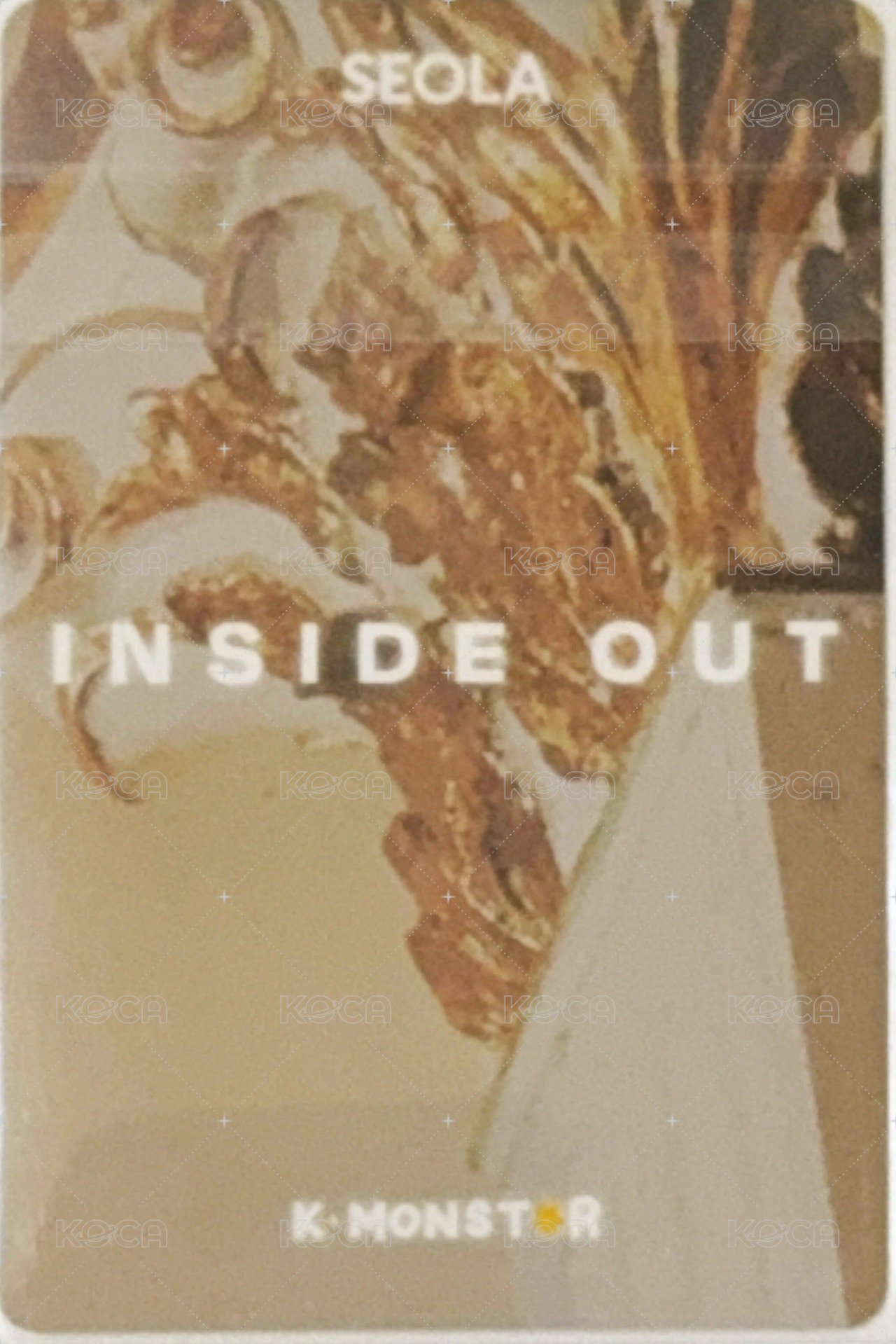 INSIDE OUT km 簽售卡  背面