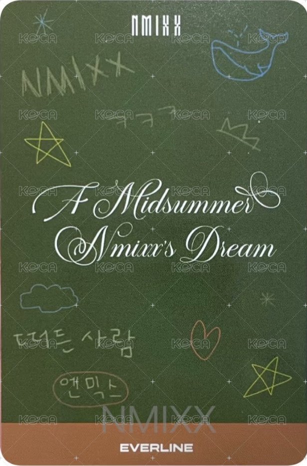 仲夏夜 el 3.0 幸運卡 小學生裴 背面