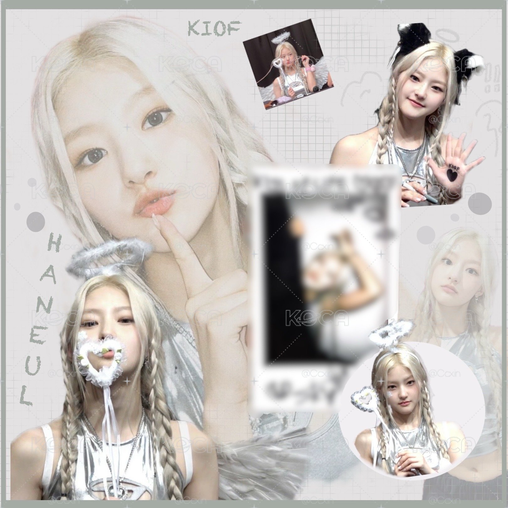 Haneul k4未公開親簽拍立得