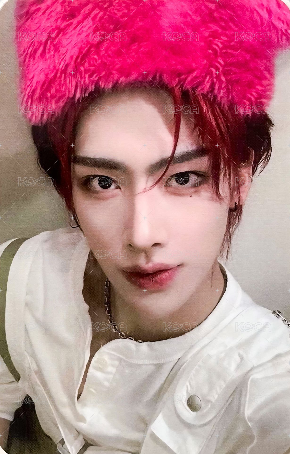 迷三 k4 幸運卡 粉帽 ver. 正面