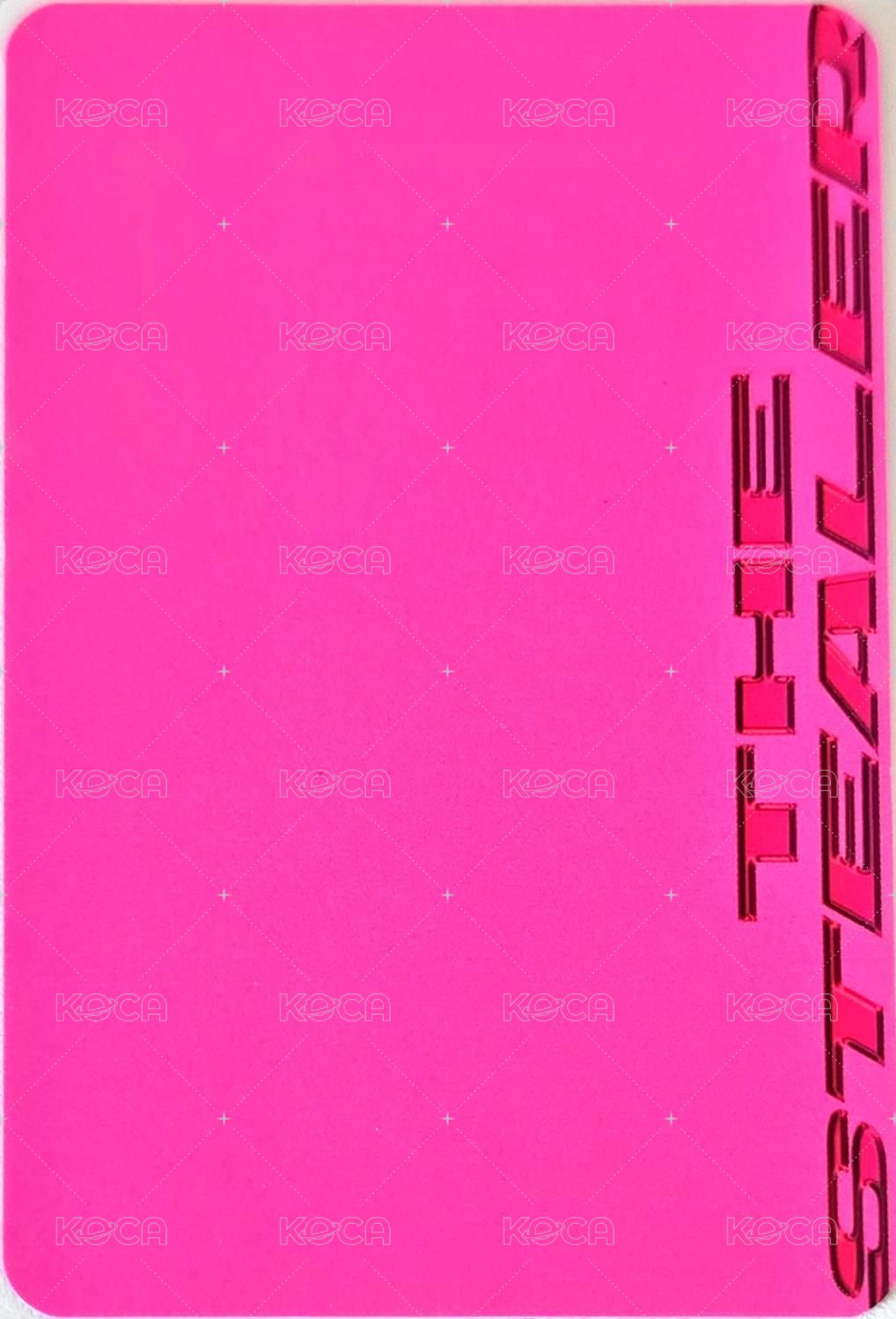 CHASE 專輯卡  背面