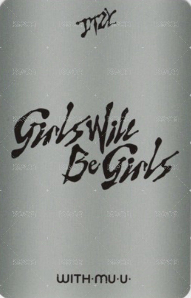 GWBG wm 預售 特典卡 特別版 背面