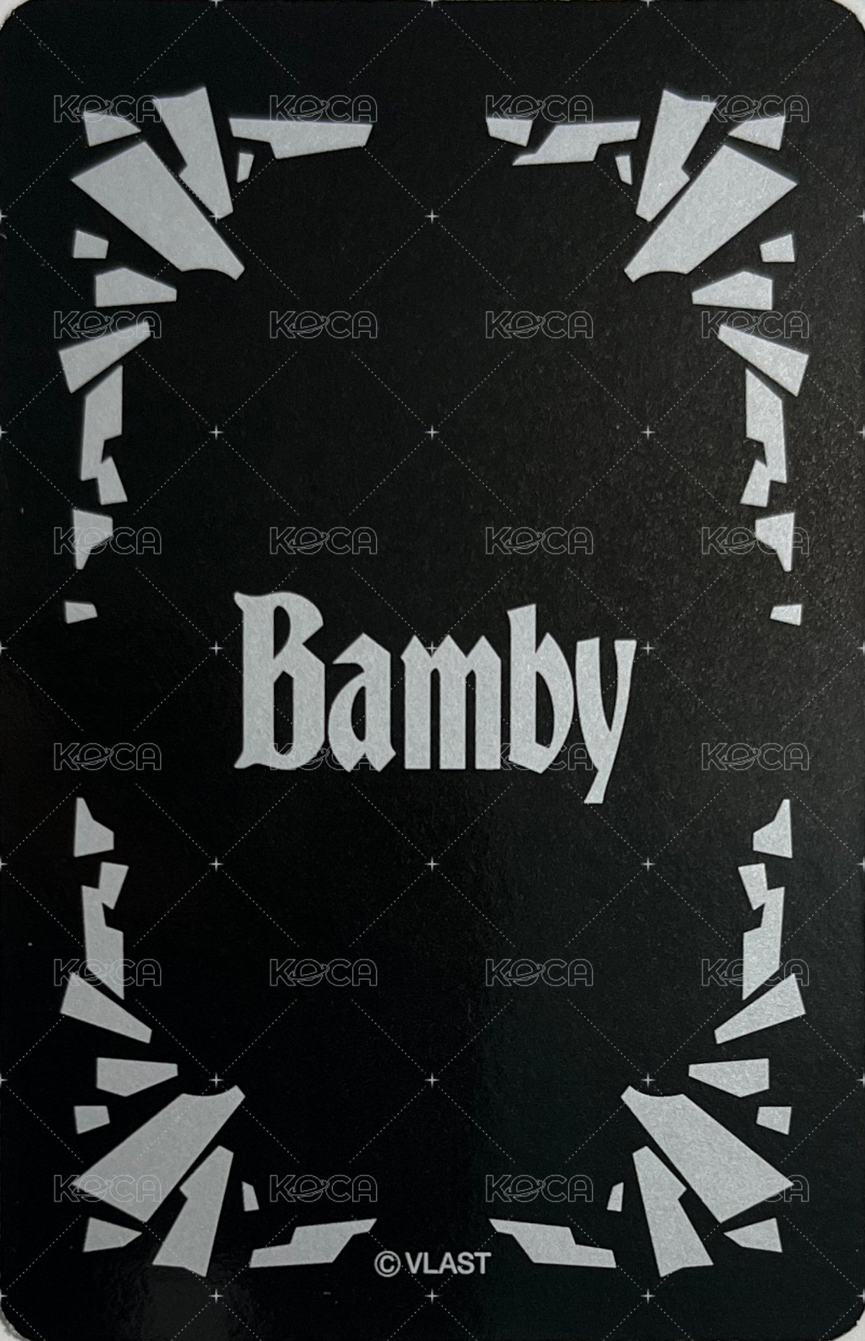 2週年快閃 周邊卡 dash卡包 背面