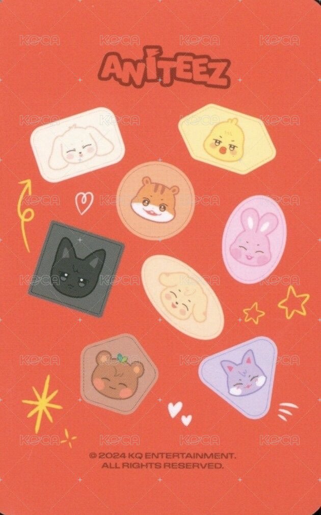 ANITEEZ IN ICE CITY 周邊卡  背面