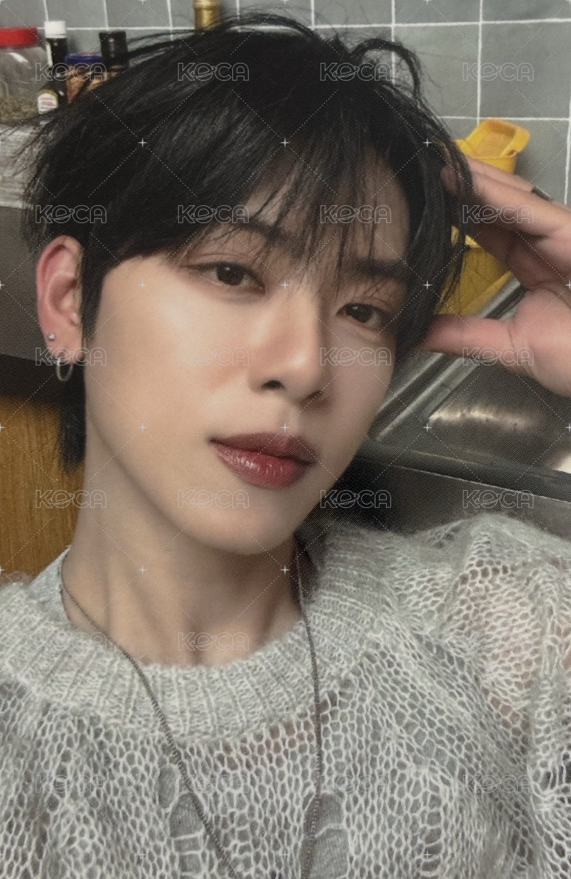 SEVENTOEIGHT 1st single km 簽售卡  正面