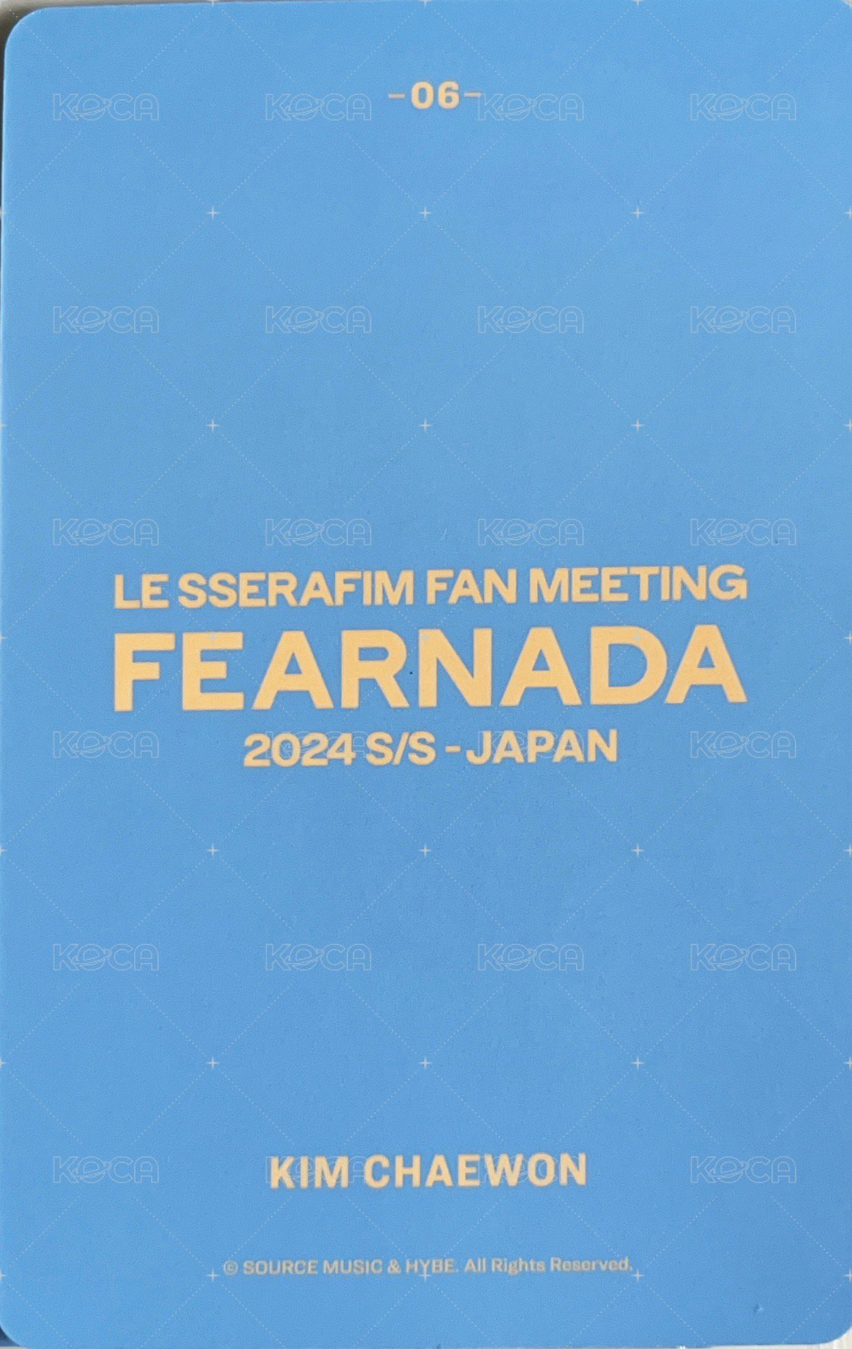 24‘fm JP 隨機卡  背面