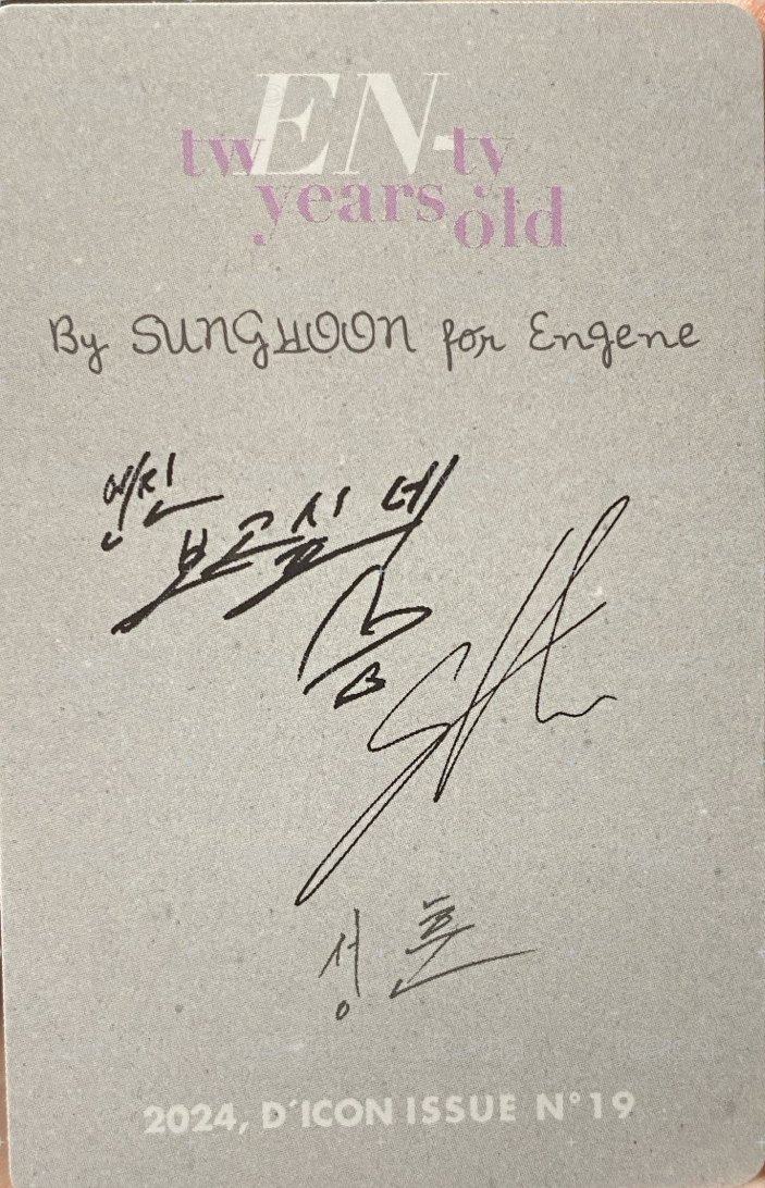 24年D社 雜誌卡 D社小卡 團封卡 背面