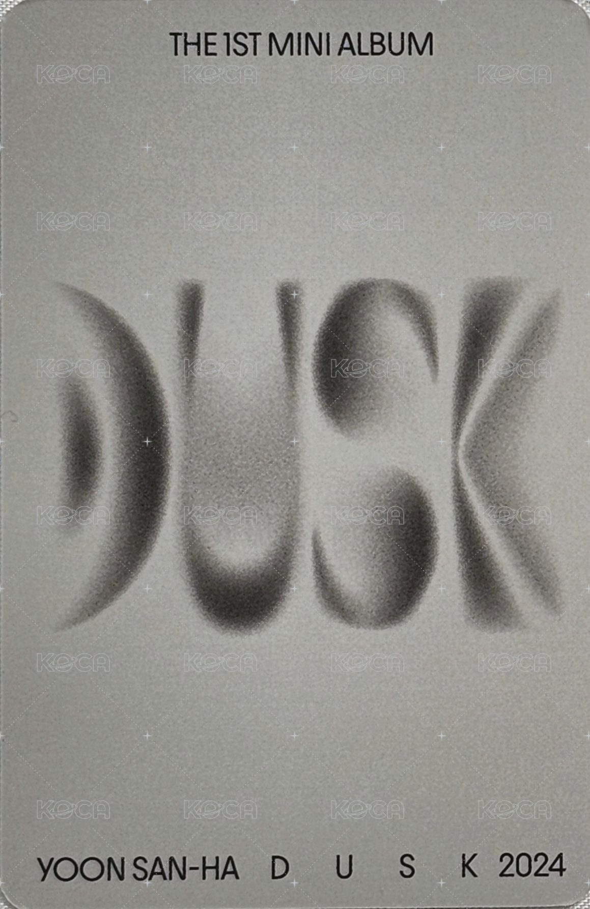 DUSK hmv 特典卡  背面