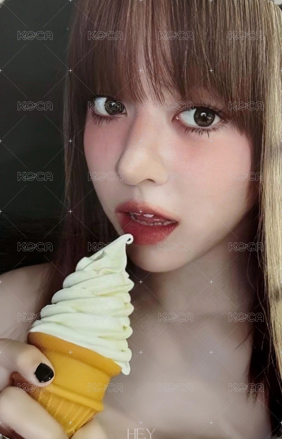 STICK OUT jyp 周邊卡 快閃鐵盒莉 正面
