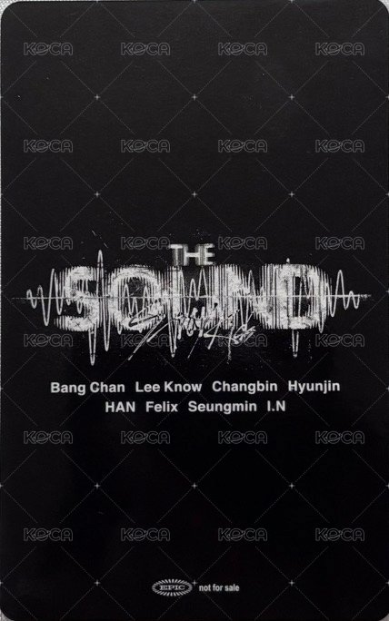 THE SOUND 索尼 抽選卡  背面