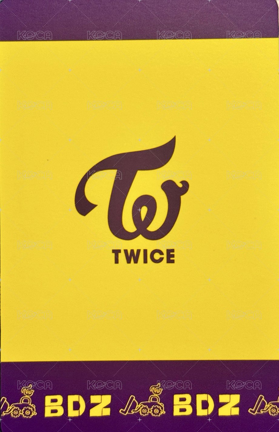 twice 1st arena tour 2018 bdz 周邊卡 BDZ小卡組 娜璉 背面