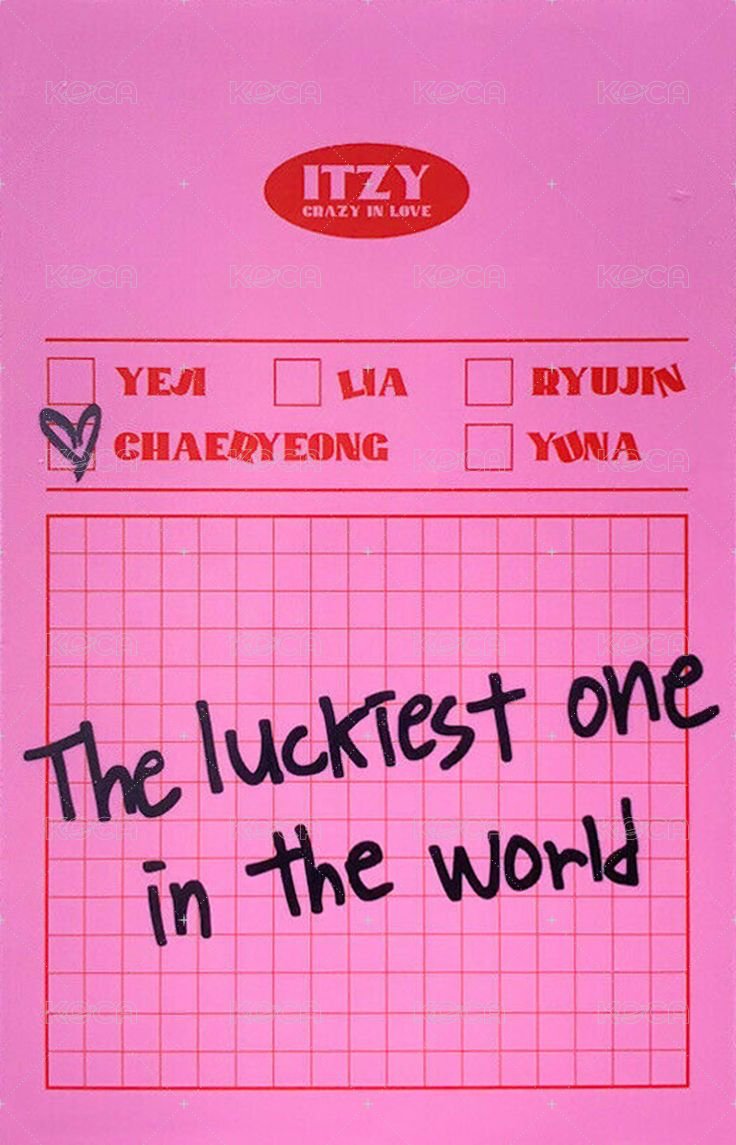 CRAZY IN LOVE 專輯卡  背面