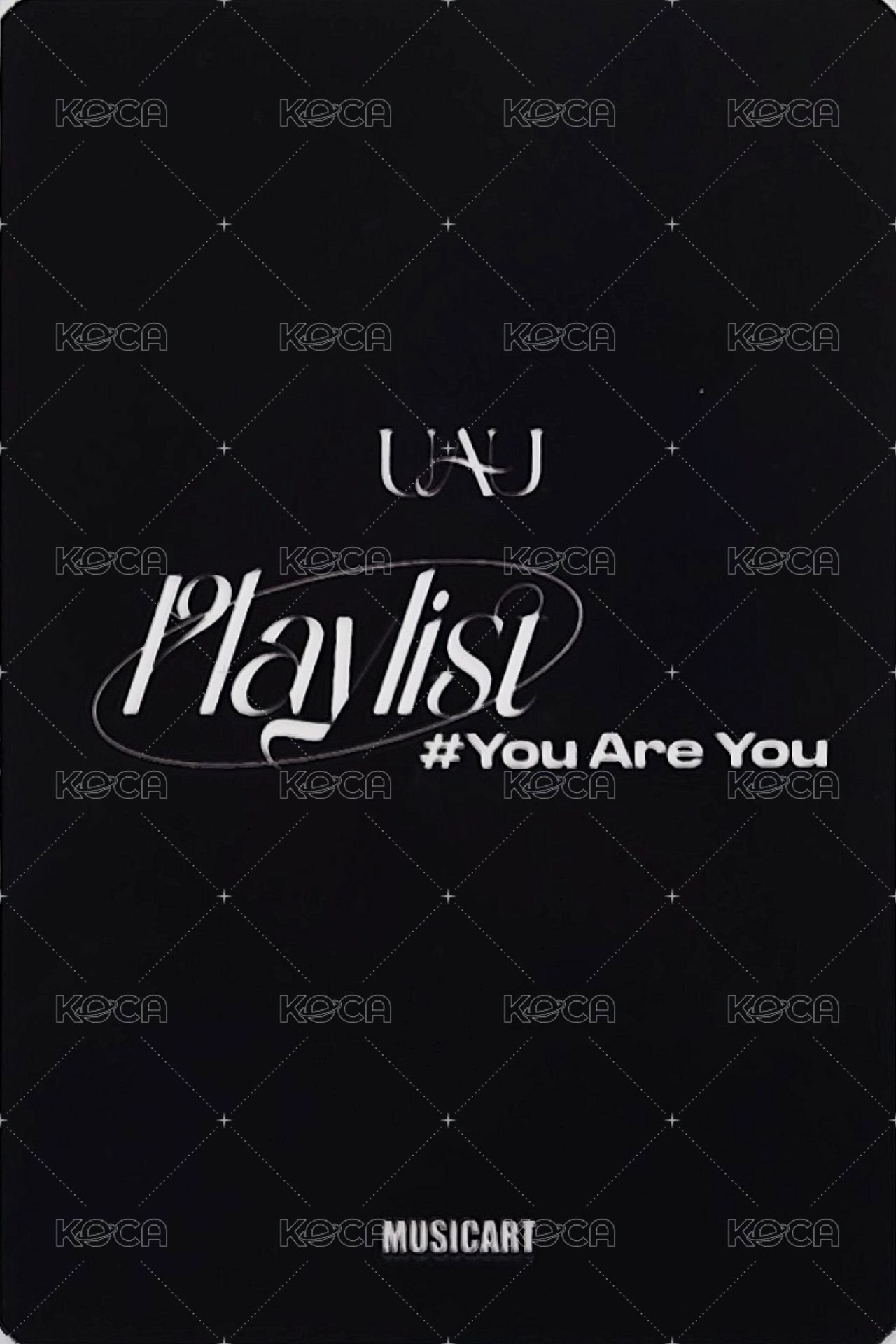Playlist #You Are You ma 簽售卡 閃亮✨️ ver. 背面