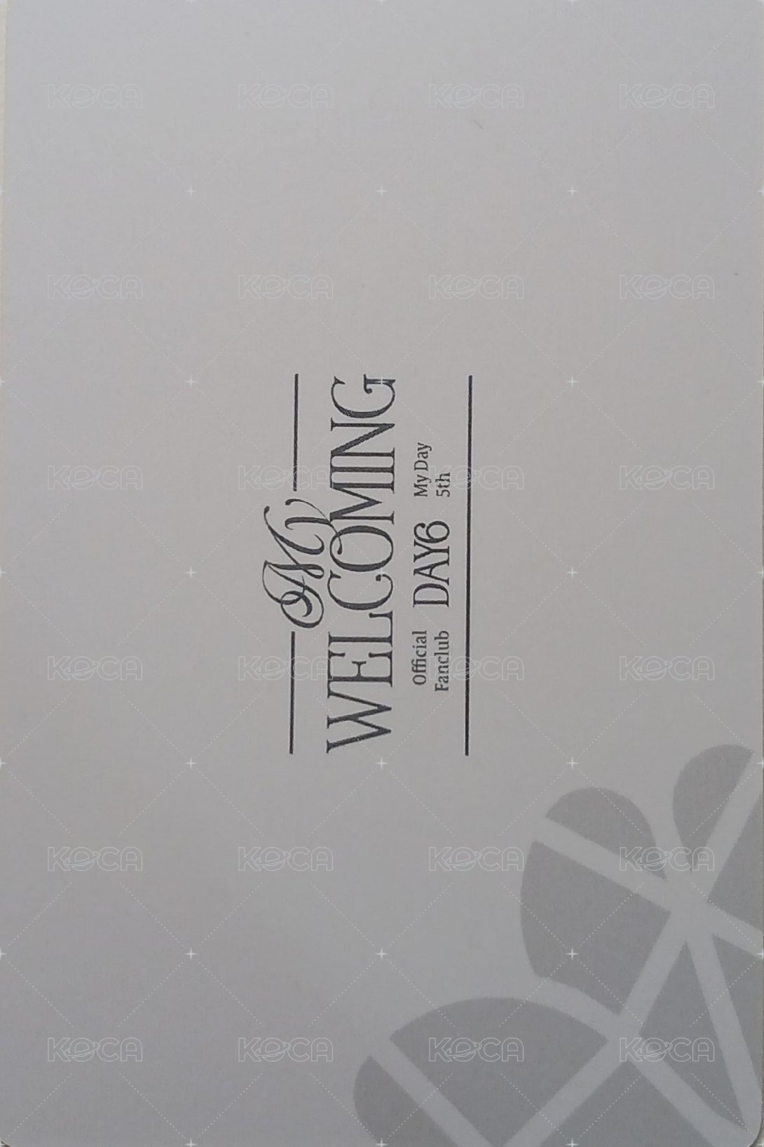 五期會員禮 會員禮卡 ID卡 背面