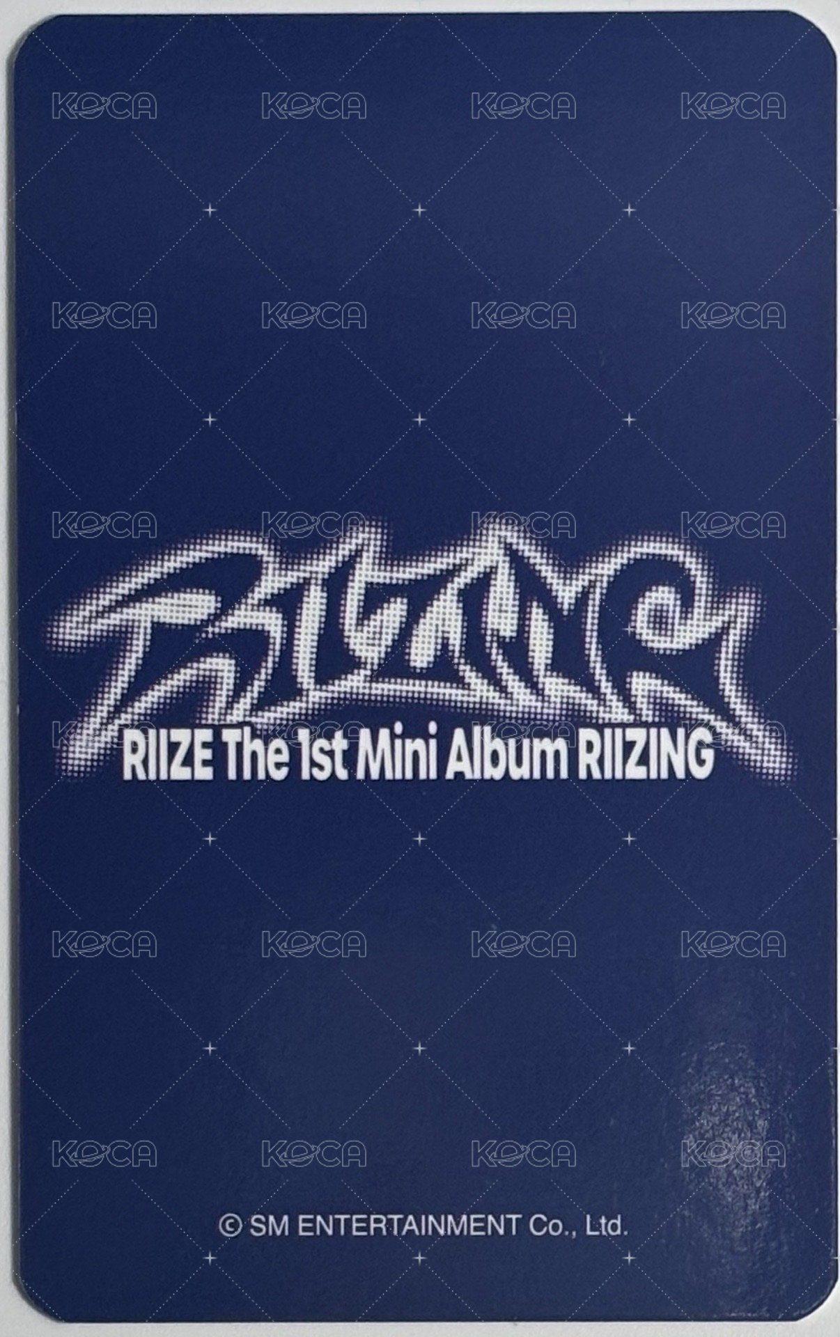 RIIZING ALLMD 簽售卡  背面