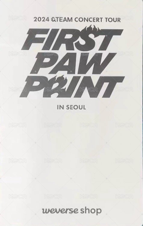 FPP 入場卡 / 場限卡 首爾場限卡 背面