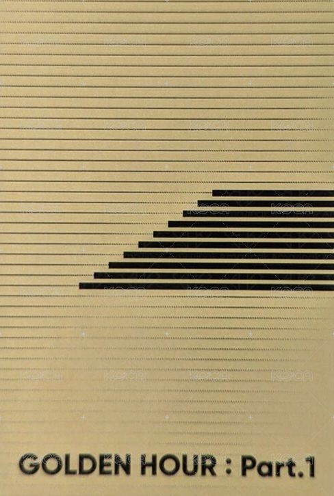 GH1 專輯卡 Golden Hour ver. A 背面