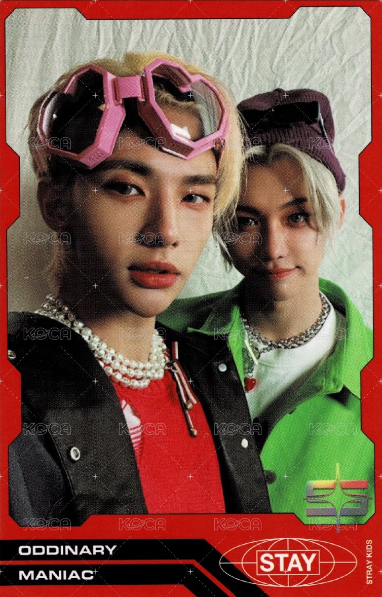 ODDINARY 專輯卡 紅版雙人卡 正面