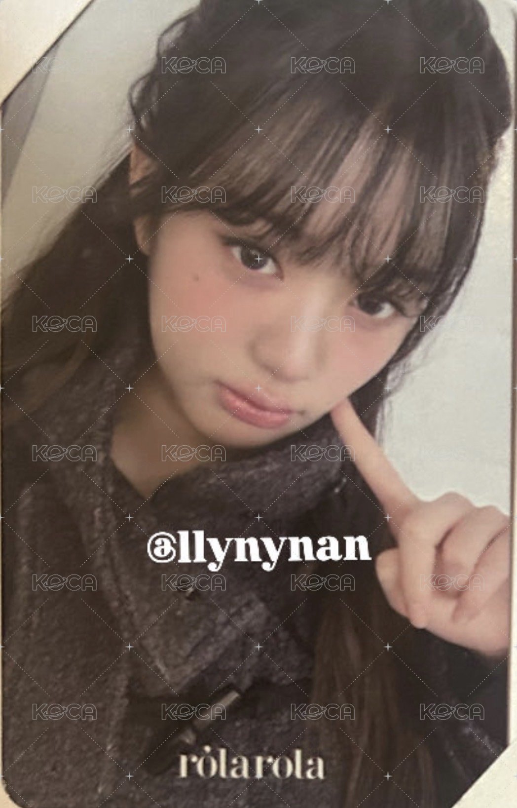 rolarola 代言卡 7.0 正面