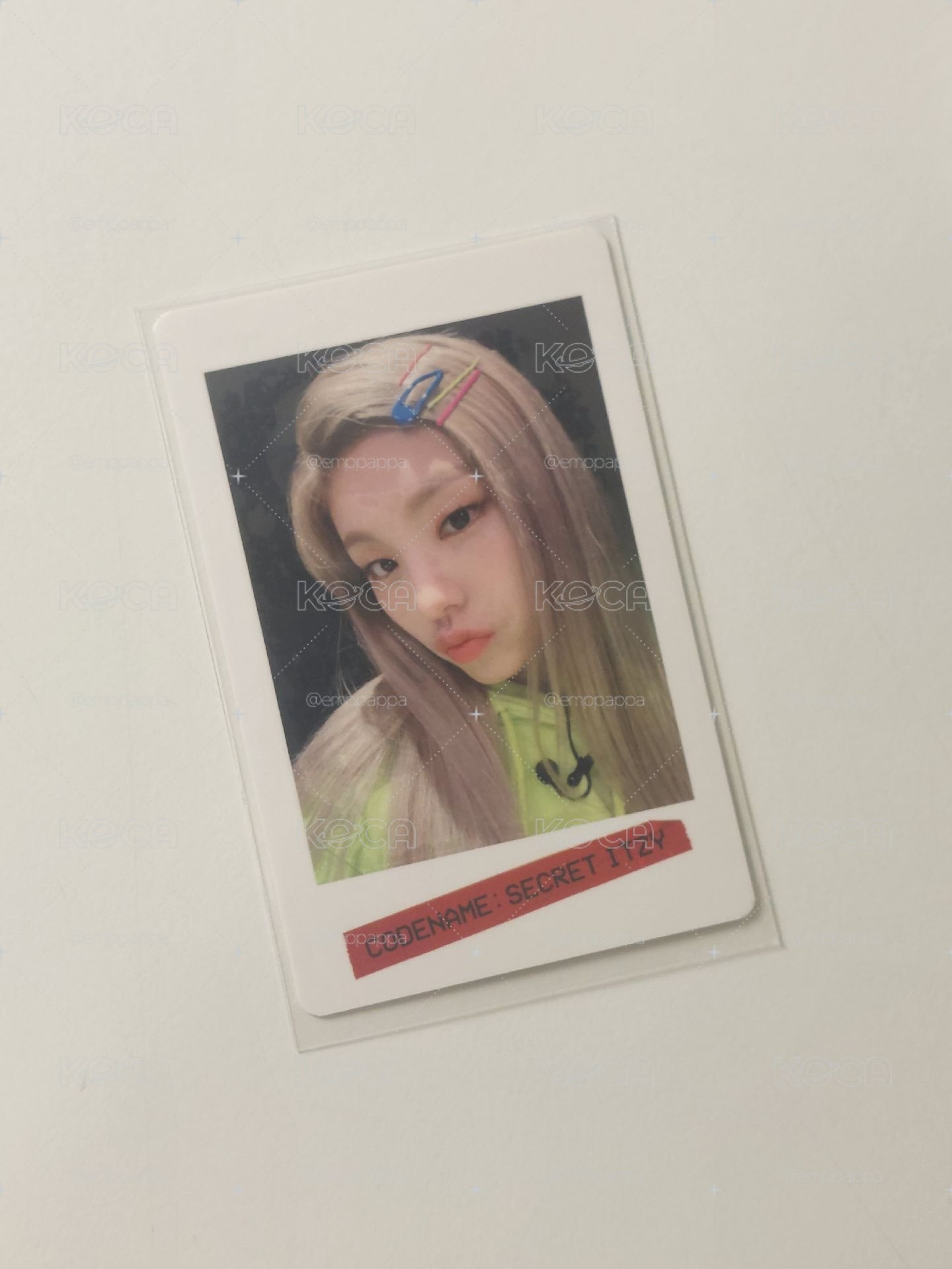 itzy csi 黃禮志 隨機卡