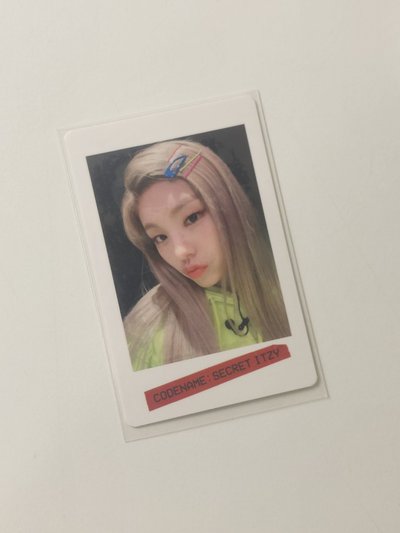 itzy csi 黃禮志 隨機卡