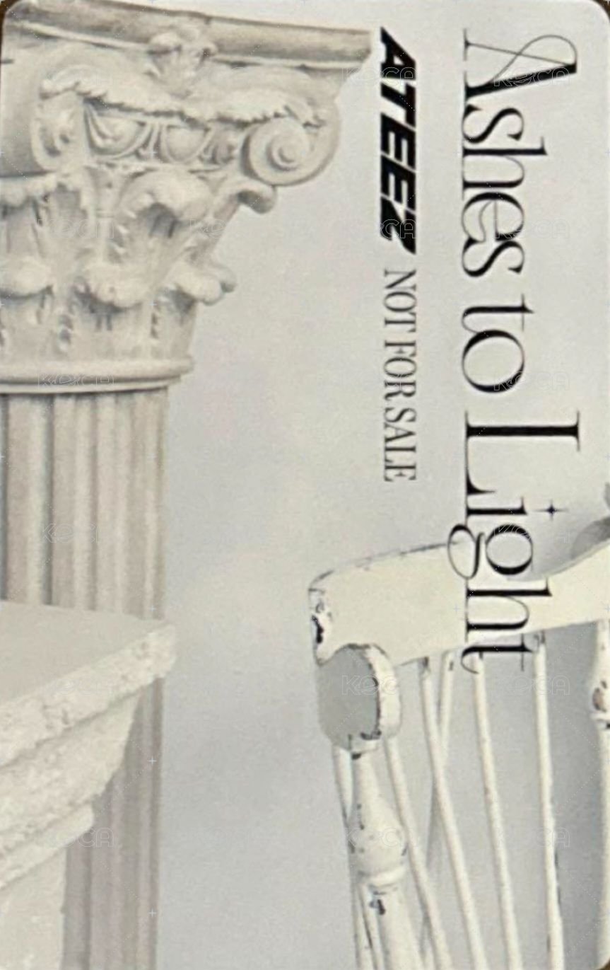 Ashes to Light 塔店 特典卡  背面