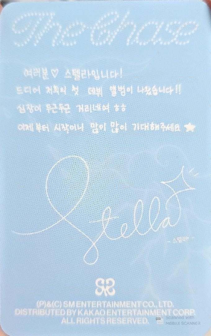 單一 專輯卡 PK ver. 背面