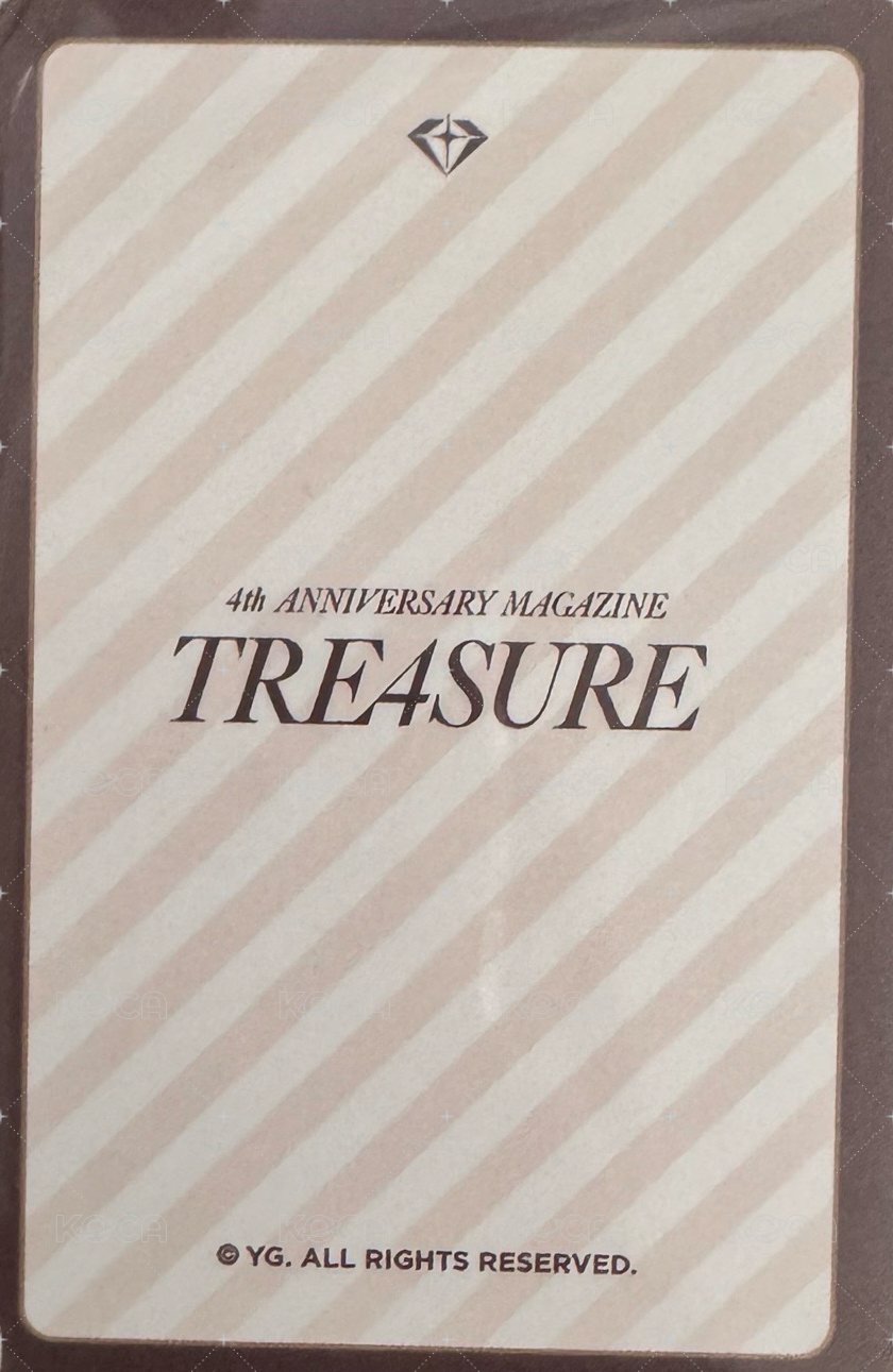 4th ANNIVERSARY MAGAZINE  yg 滿額卡 ONLINE 背面