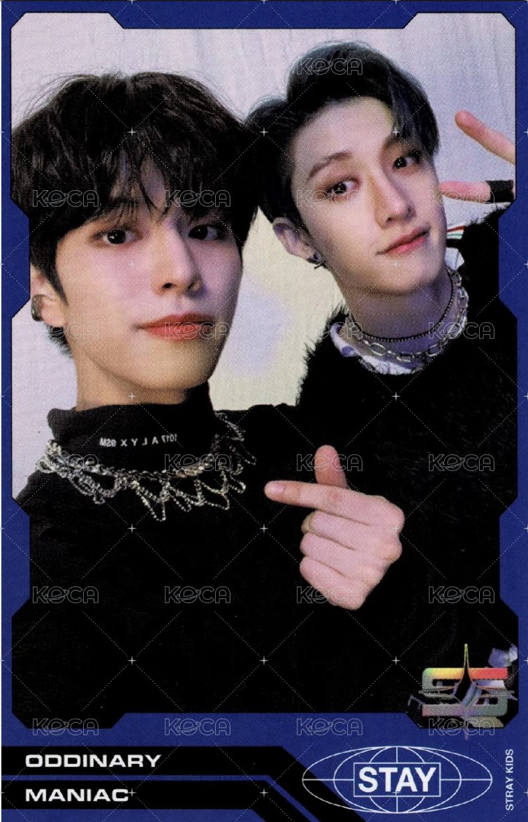 ODDINARY 專輯卡 藍版雙人卡 正面