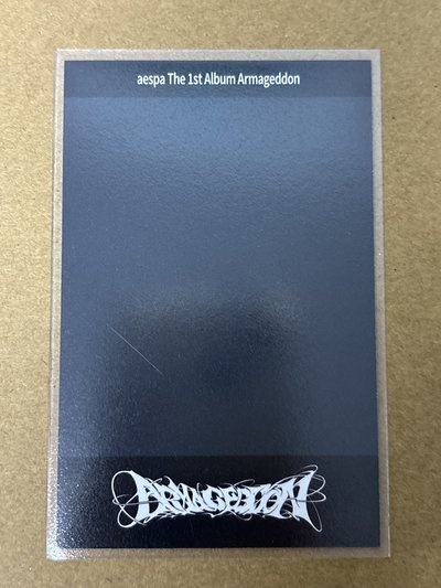 aespa Karina 柚子 正規一 sr 簽售卡 星河簽售1.0拍立得柚