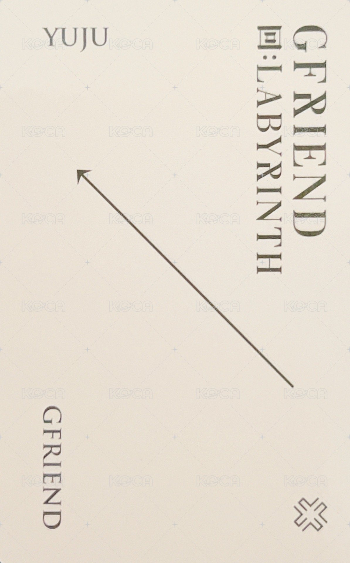 迷八 專輯卡 Crossroads ver. 背面