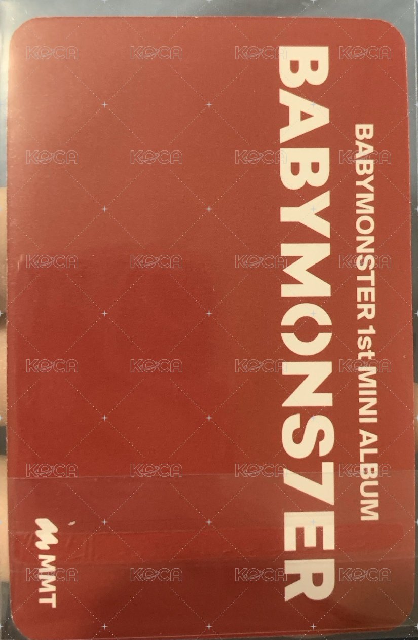 BABYMONS7ER mmt 幸運卡  背面