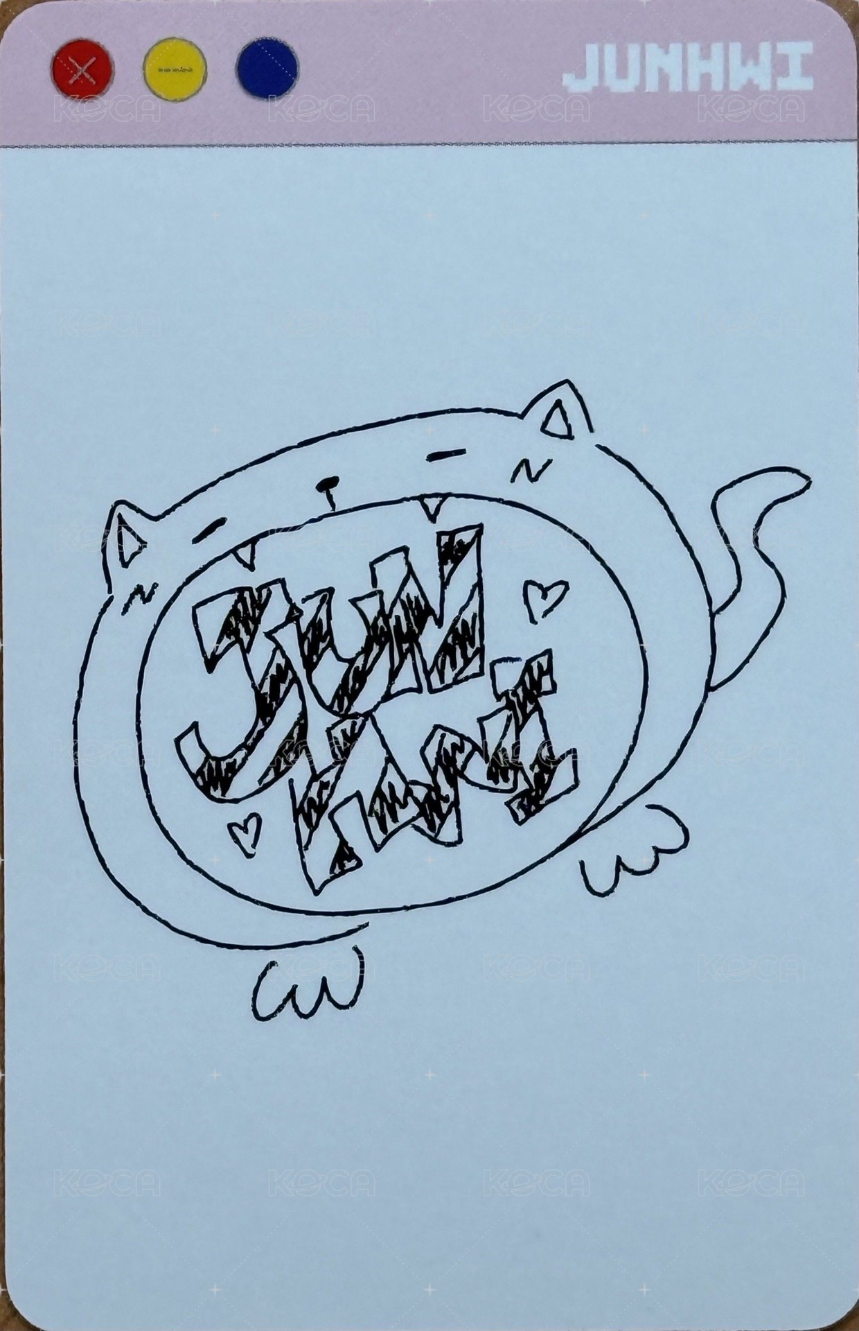 迷二 Mallang. ver 專輯卡 A 背面