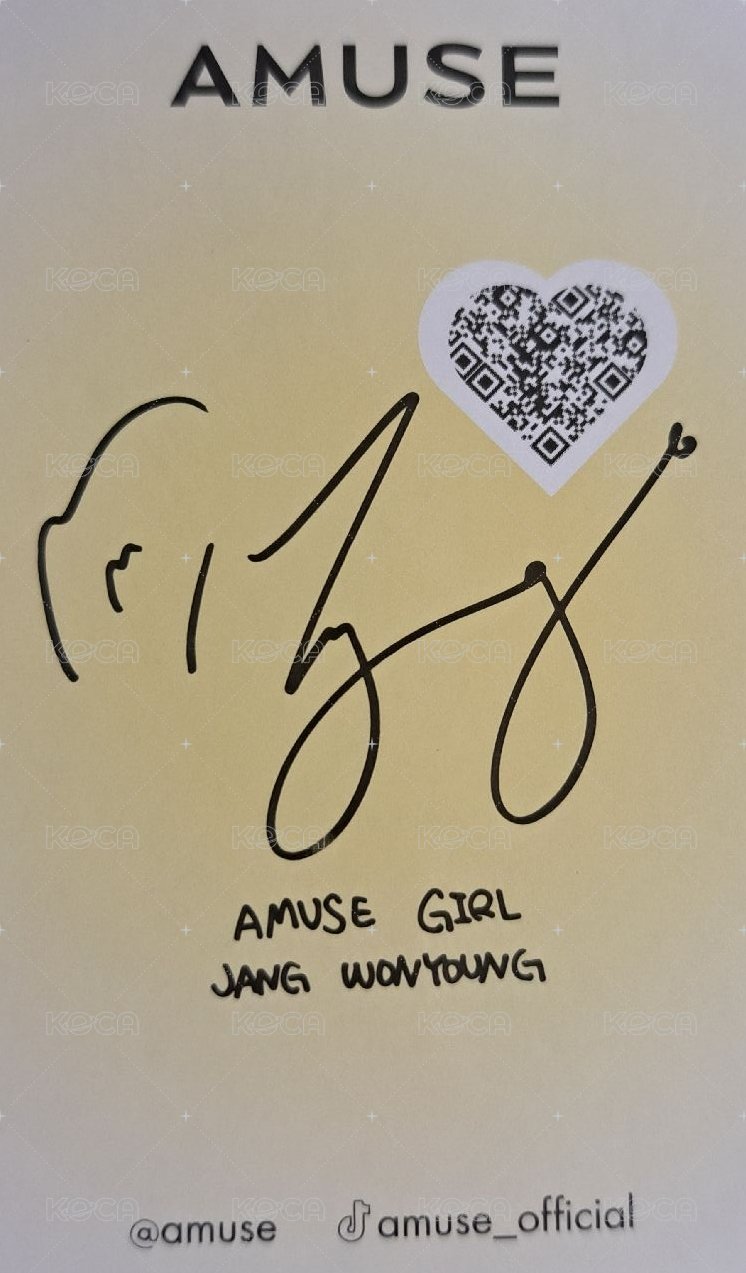 AMUSE 代言卡 4.0 背面