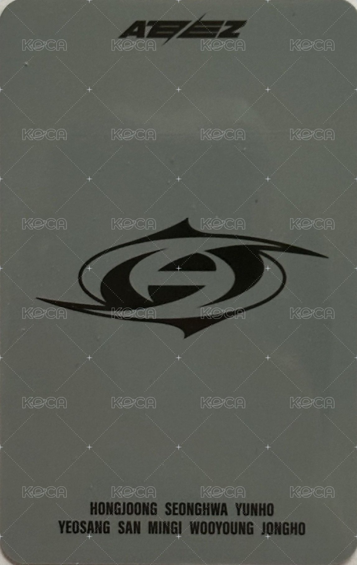 WILL 打歌卡  背面