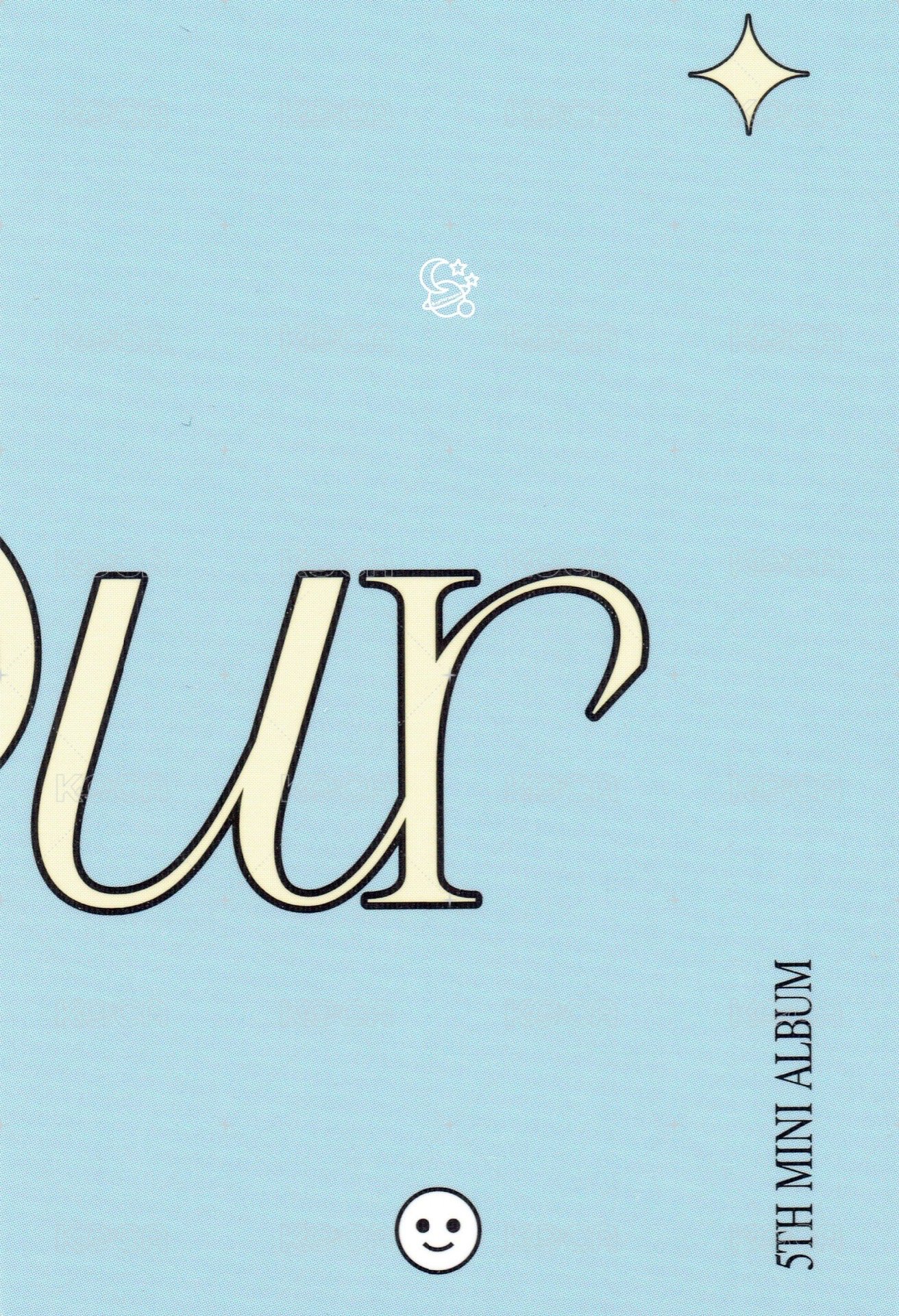 迷五 專輯卡 Tropical Light ver.預售禮 背面