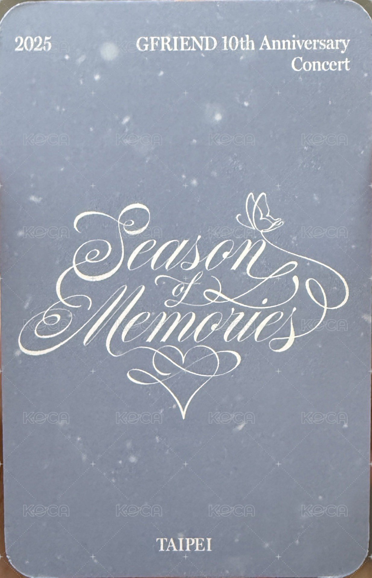 10th CON 台北 入場卡 / 場限卡 0329 背面