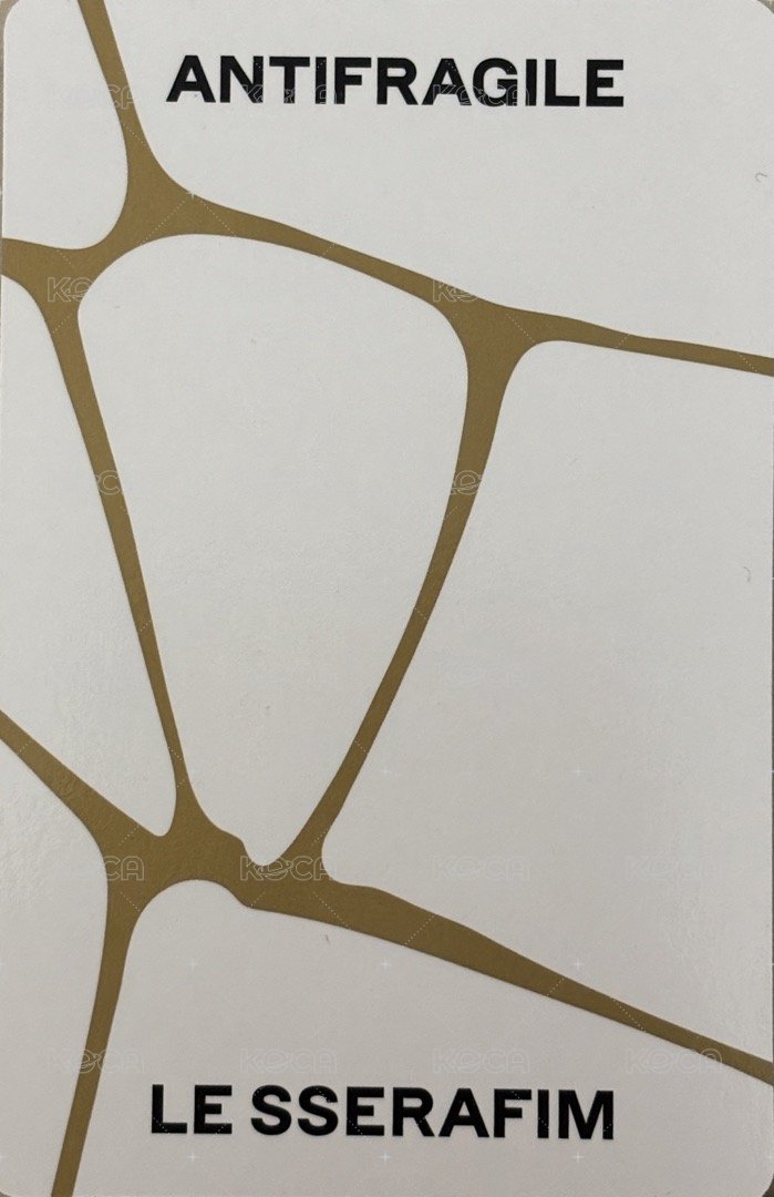 ANTIFRAGILE 專輯卡 專卡 背面