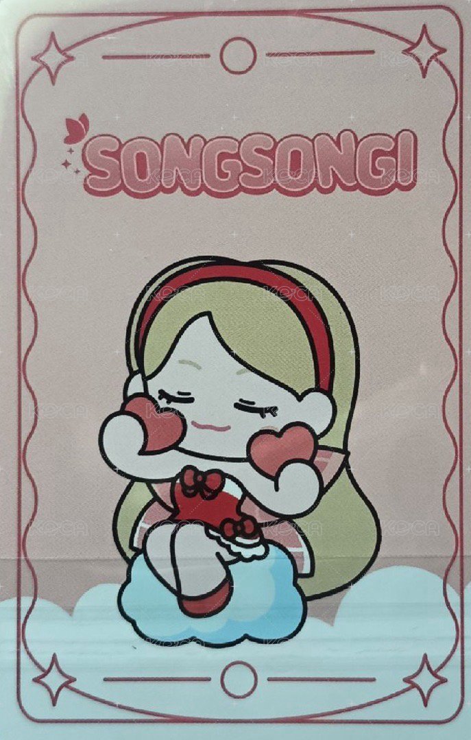 NANADLE IN NEVERLAND 周邊卡 飲料卡 背面