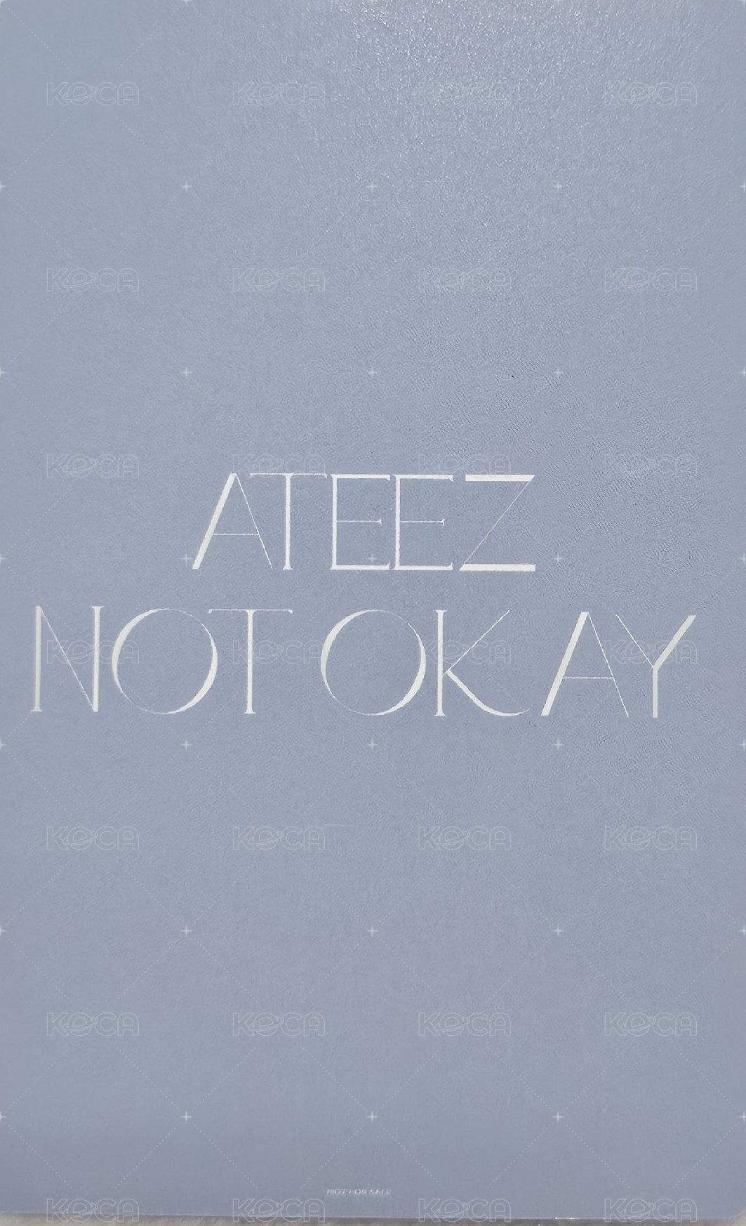 Not Okay 塔店 幸運卡  背面